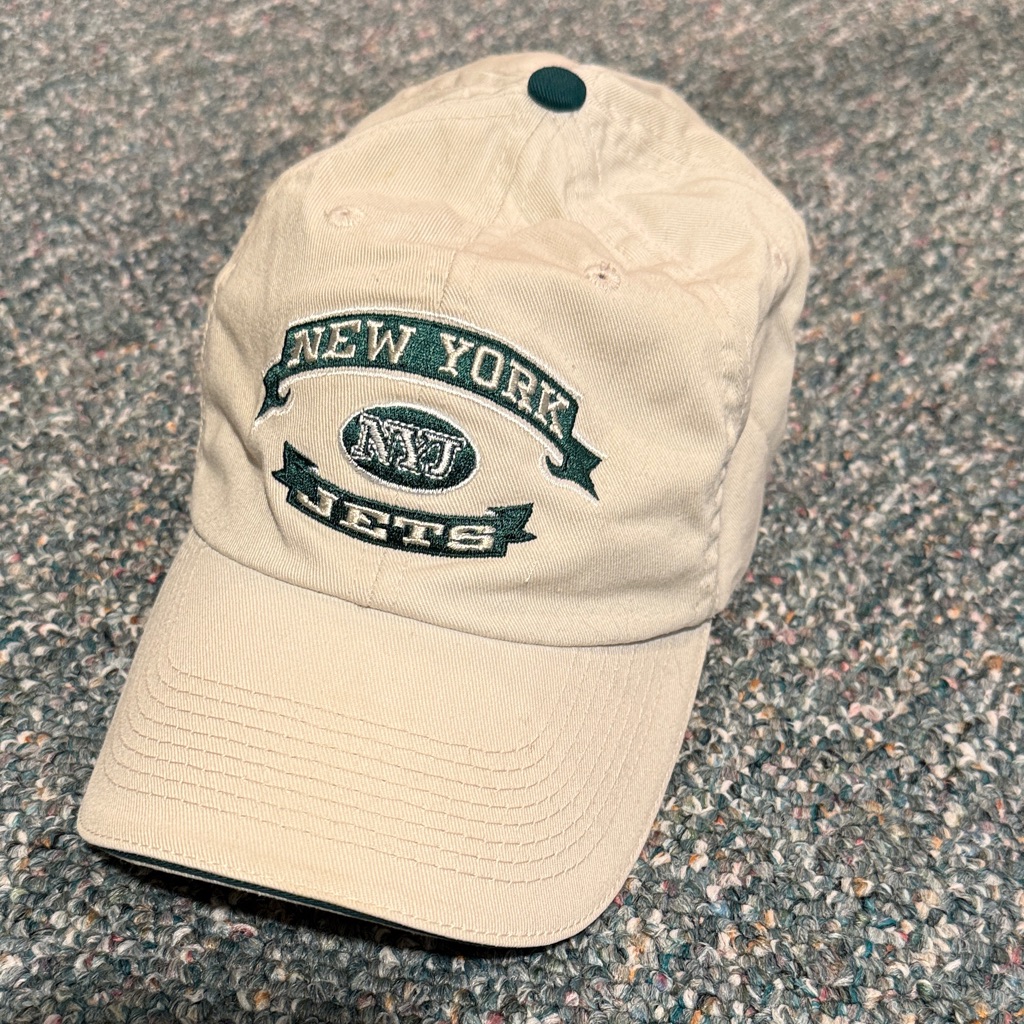 The Game Beige Cap With Embroidered Logo